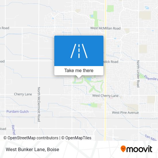 Mapa de West Bunker Lane