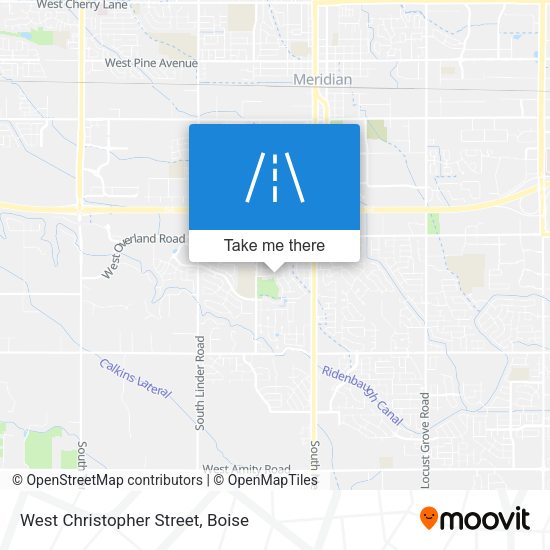 West Christopher Street map