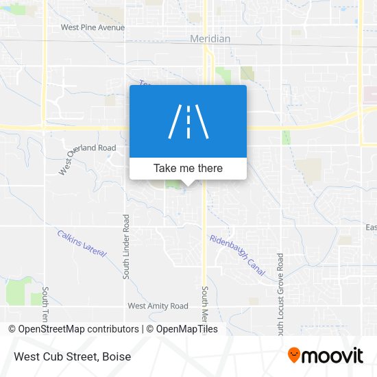 Mapa de West Cub Street