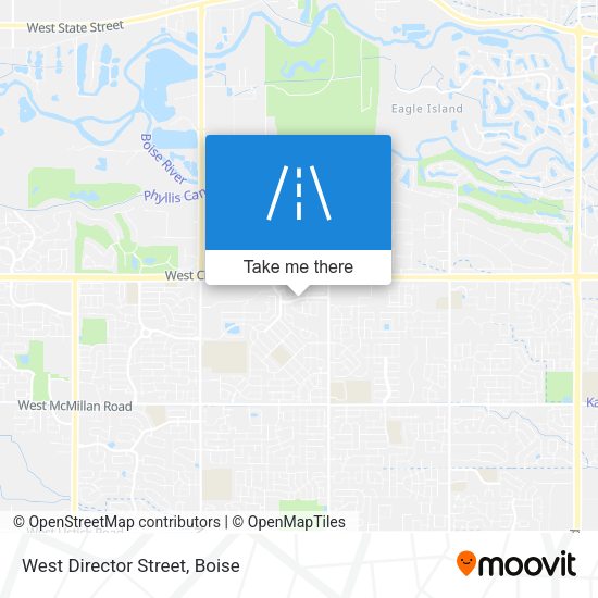 West Director Street map
