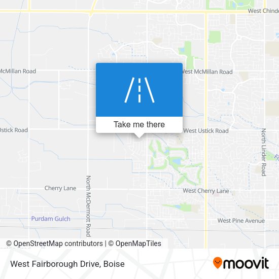 Mapa de West Fairborough Drive