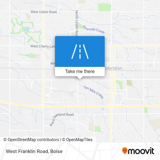Mapa de West Franklin Road