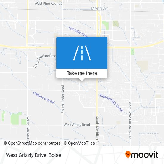 Mapa de West Grizzly Drive
