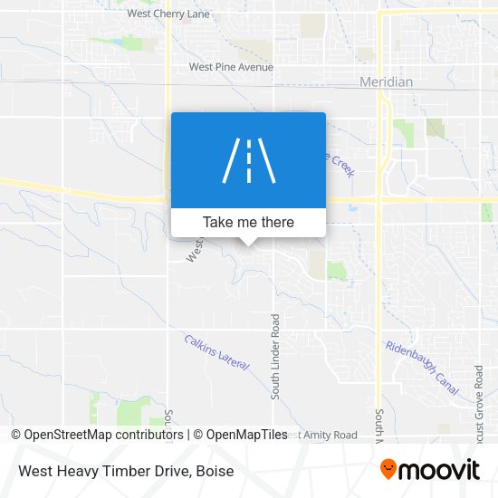 Mapa de West Heavy Timber Drive
