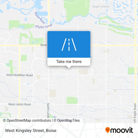 West Kingsley Street map