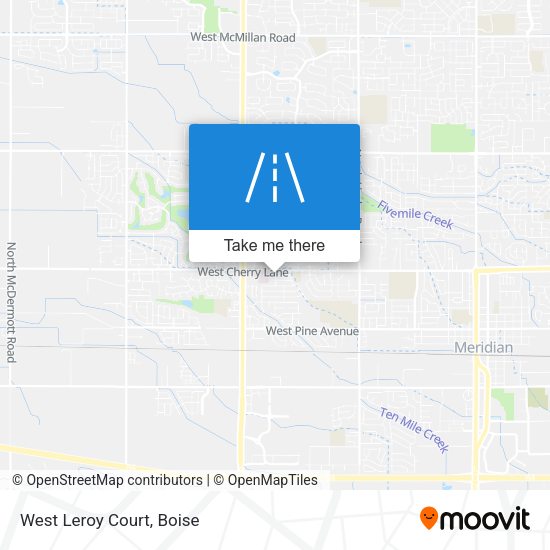 Mapa de West Leroy Court