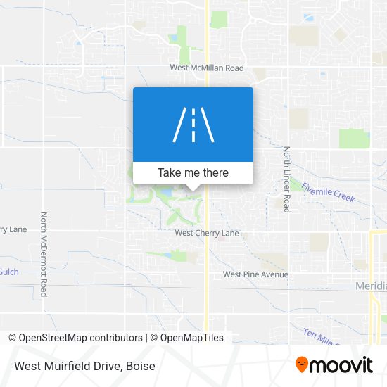 West Muirfield Drive map