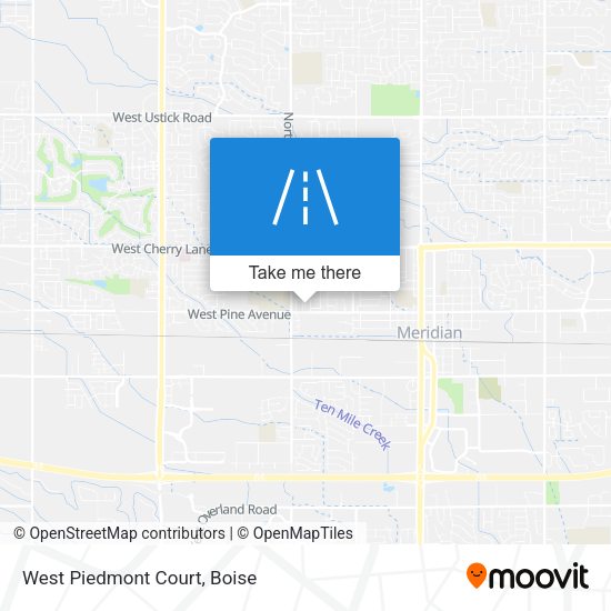 Mapa de West Piedmont Court