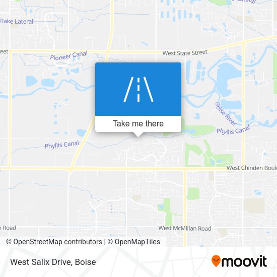 West Salix Drive map