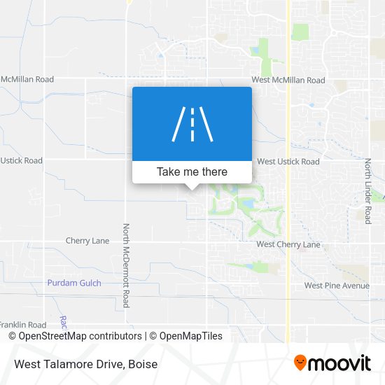 Mapa de West Talamore Drive