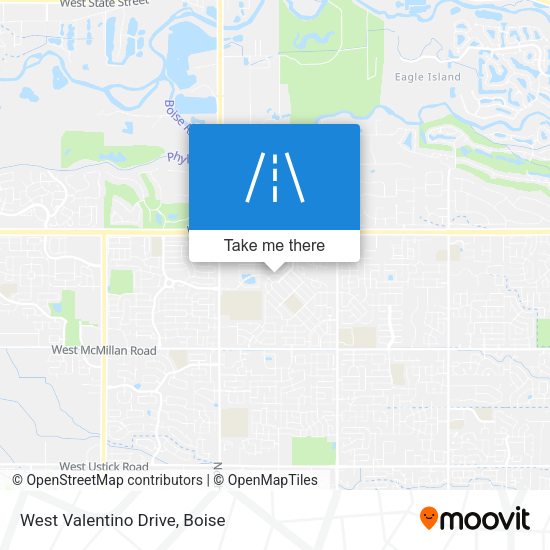 Mapa de West Valentino Drive