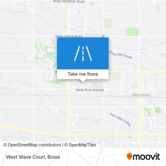 Mapa de West Wave Court