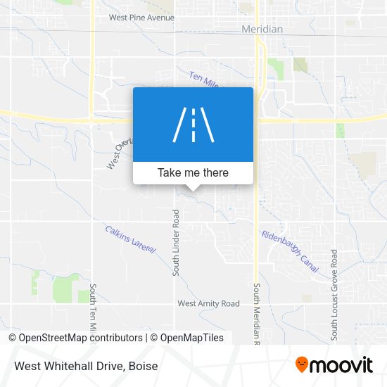 West Whitehall Drive map