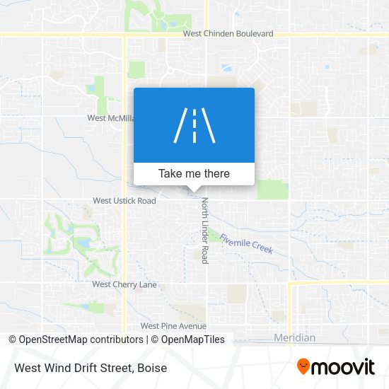 West Wind Drift Street map