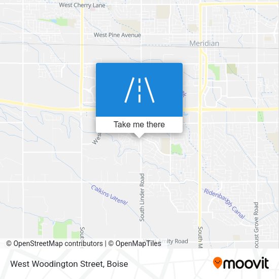Mapa de West Woodington Street