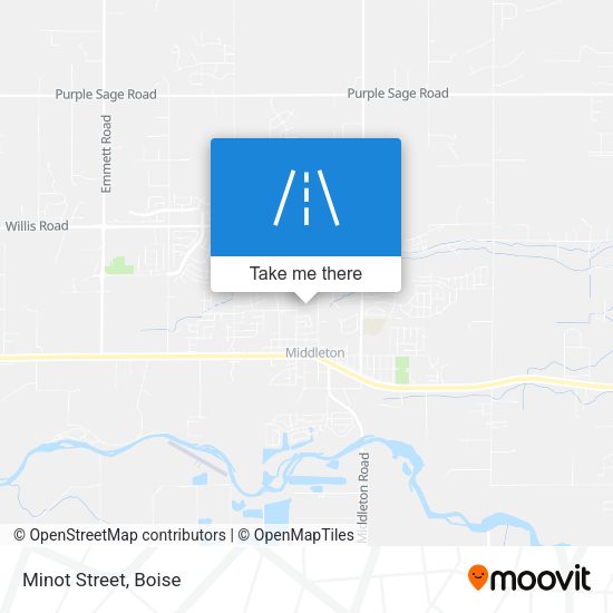 Mapa de Minot Street