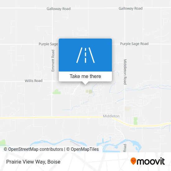 Prairie View Way map
