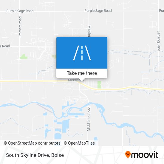 Mapa de South Skyline Drive