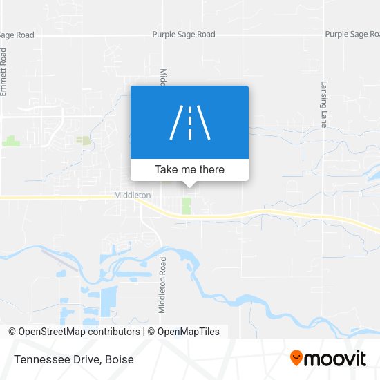 Mapa de Tennessee Drive