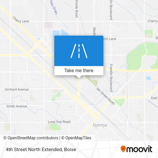 4th Street North Extended map