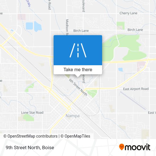 9th Street North map
