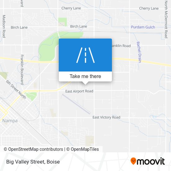 Mapa de Big Valley Street