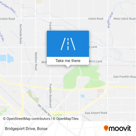 Bridgeport Drive map