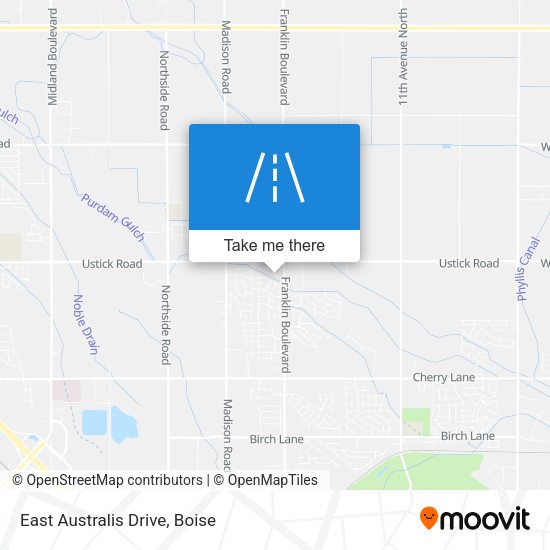 Mapa de East Australis Drive