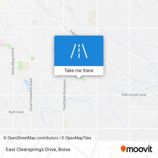 Mapa de East Clearsprings Drive