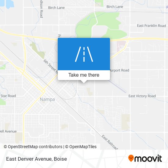 Mapa de East Denver Avenue