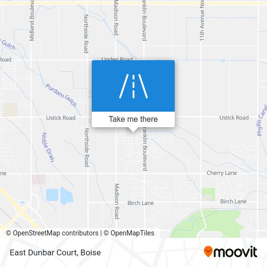 Mapa de East Dunbar Court