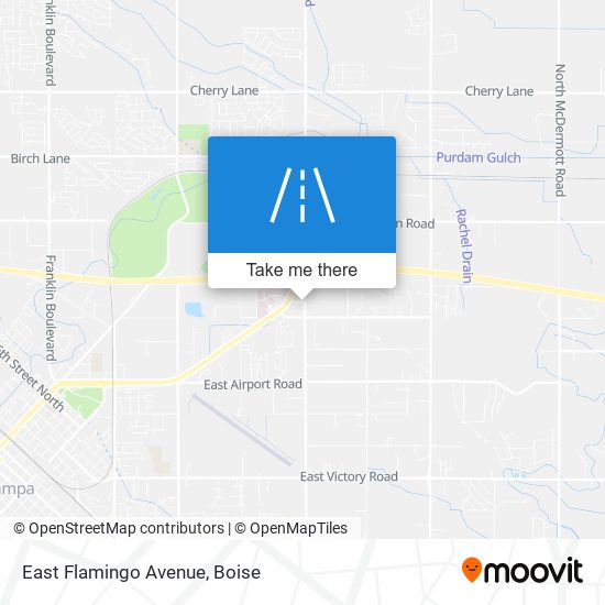 Mapa de East Flamingo Avenue