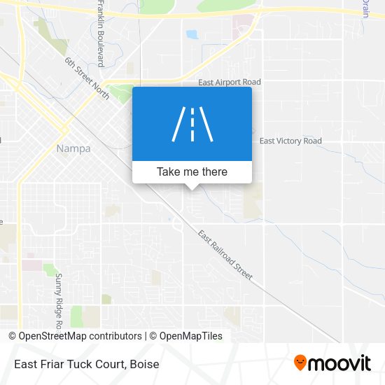 East Friar Tuck Court map