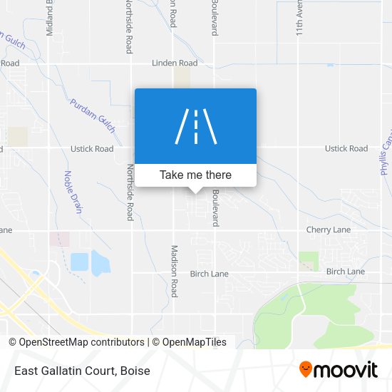 Mapa de East Gallatin Court