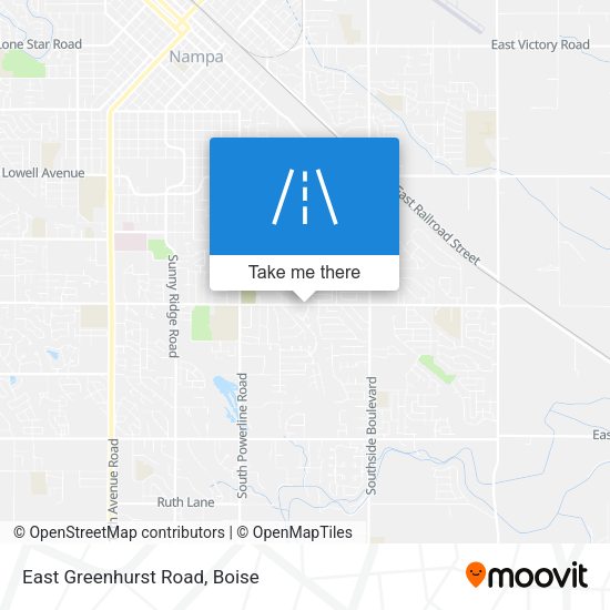 East Greenhurst Road map