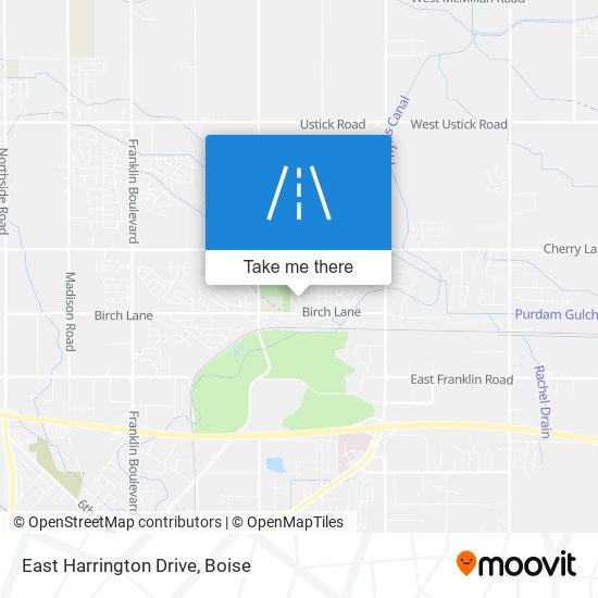 Mapa de East Harrington Drive