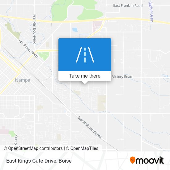 Mapa de East Kings Gate Drive