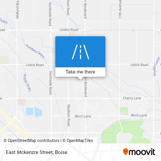 East Mckenzre Street map