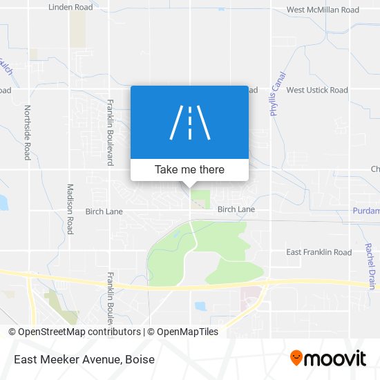 Mapa de East Meeker Avenue