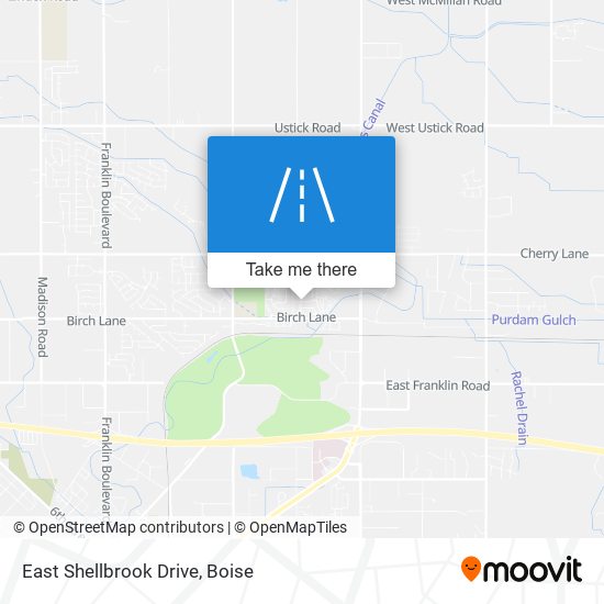 Mapa de East Shellbrook Drive