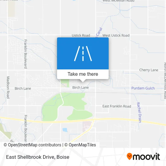 East Shellbrook Drive map