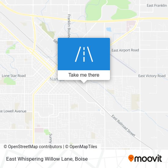 Mapa de East Whispering Willow Lane