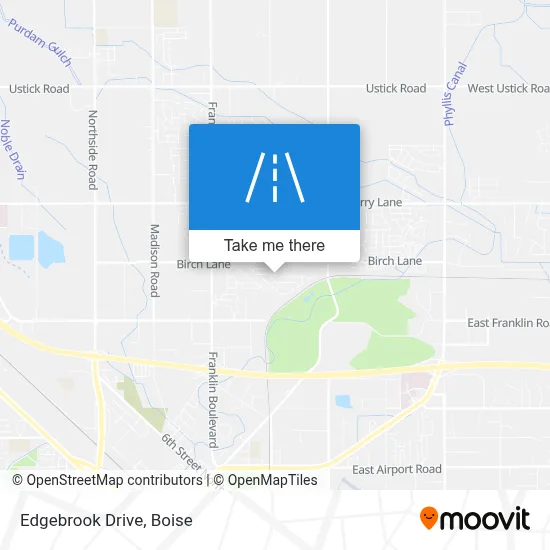 Edgebrook Drive map