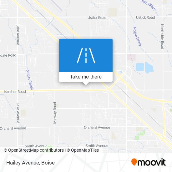 Mapa de Hailey Avenue