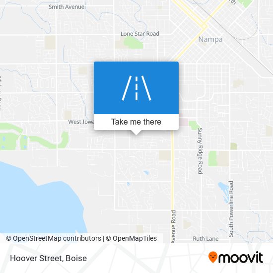 Mapa de Hoover Street