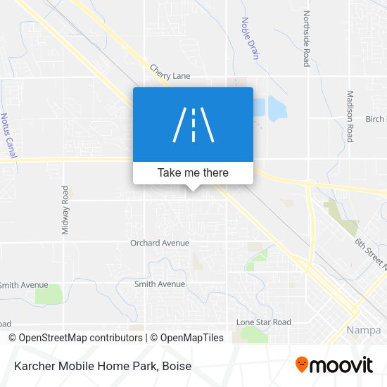 Mapa de Karcher Mobile Home Park