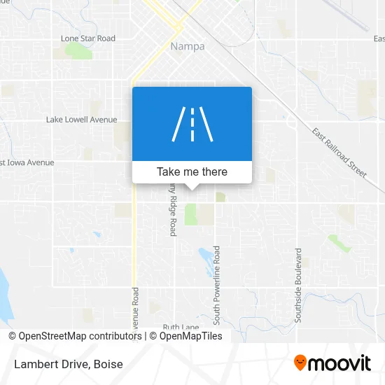 Lambert Drive map