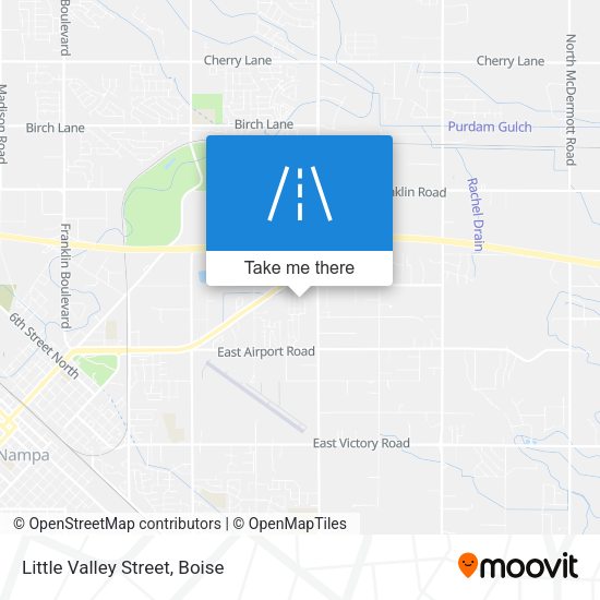 Little Valley Street map