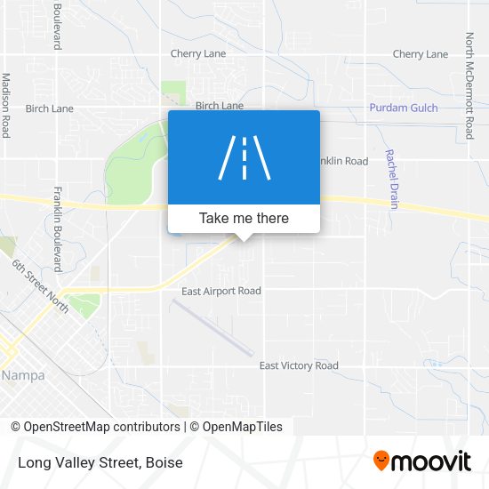 Mapa de Long Valley Street