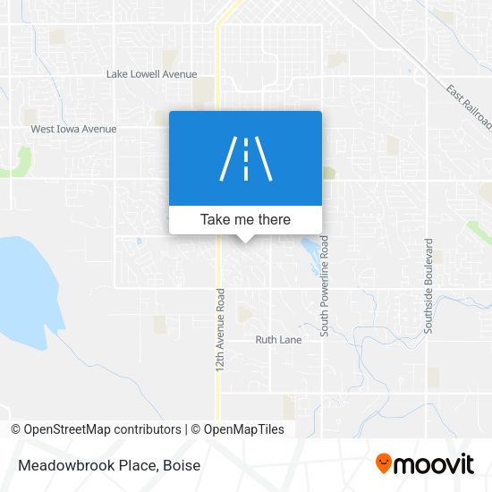 Meadowbrook Place map